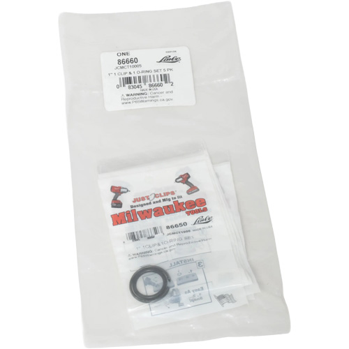 1" Clips & O-Rings Set for Milwaukee - Bulk Consource