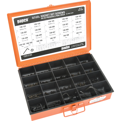 Assortiments de vis &agrave; bout cuvette &agrave; six pans creux Consource