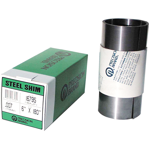 Shim Stock Rolls & Sheets, 0.001" Thickness, Steel Consource