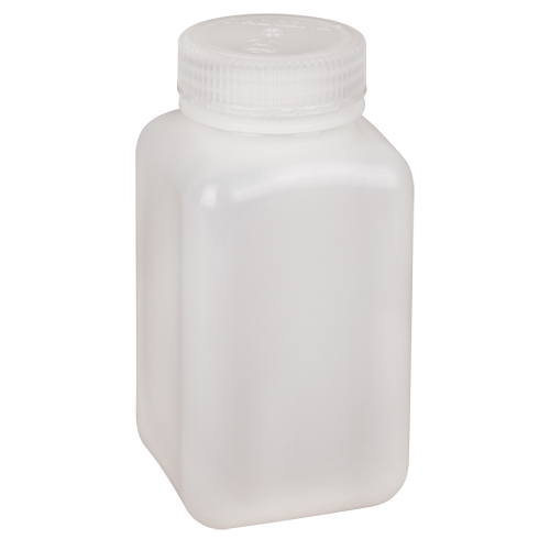 Easy-Grip Space-Saver Bottles, Square, 16 oz., Plastic Consource