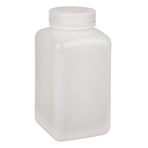 Easy-Grip Space-Saver Bottles, Square, 32 oz., Plastic Consource