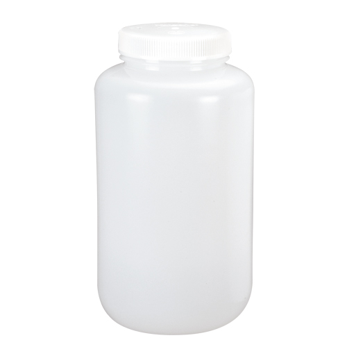 Wide-Mouth Bottles, Round, 1/2 gal., Plastic Consource