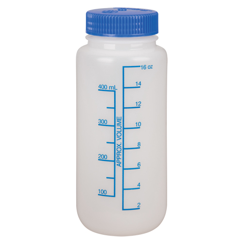 Wide-Mouth Bottles, Round, 16 oz., Plastic Consource