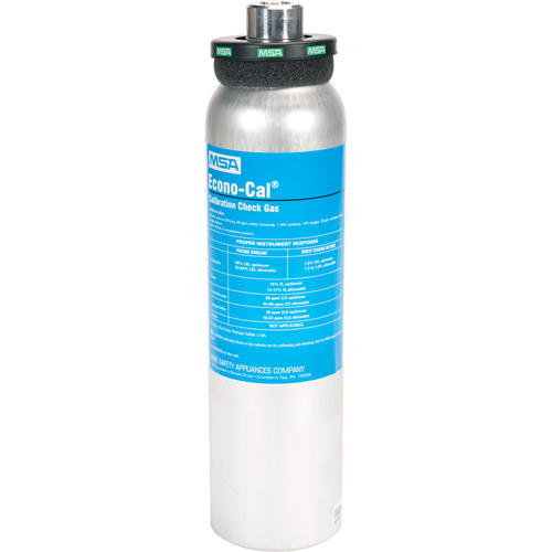 Gaz d'essai d'&eacute;talonnage, 4 M&eacute;lange de gaz, CH4/CO/H2S/O2, 34 litres Consource