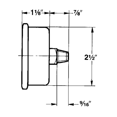Pressure Gauges, 2-1/2" , 30" Hg-0" Vac., Bottom Mount, Liquid Filled Analogue Consource