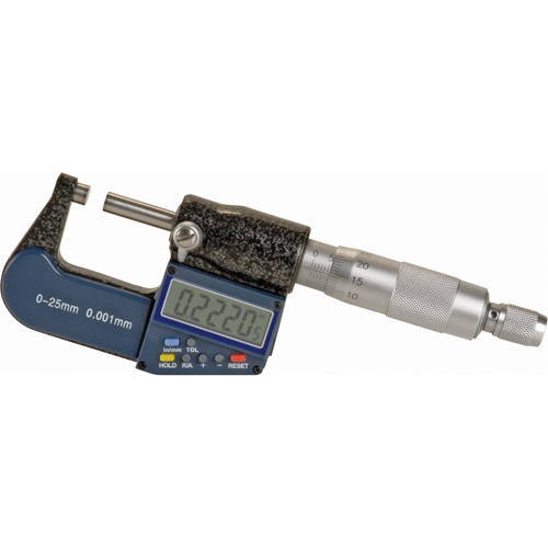 Microm&egrave;tre num&eacute;rique &eacute;lectronique, 0 - 1" (0 - 25 mm) gamme de mesure, R&eacute;solution de 0,00005" (0,00127 mm) Consource