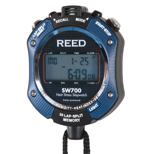 Heat Stress Stop Watch, Digital, Water Resistant Consource