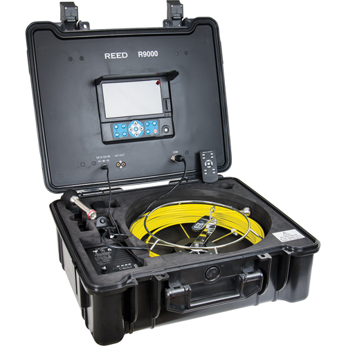 Pipe Video Inspection System, 7" Display, 23 mm (0.9") Camera Head Consource
