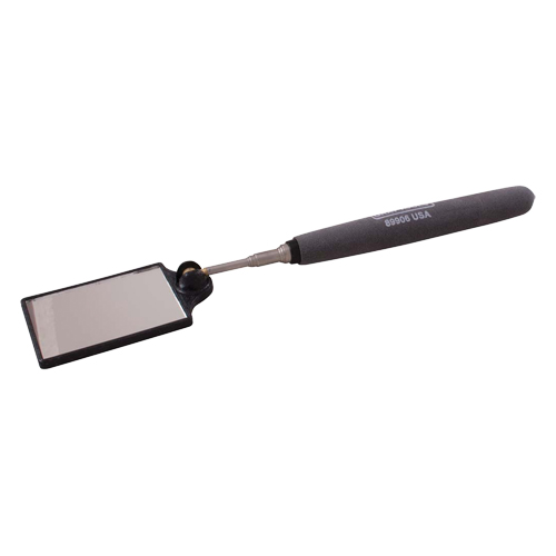 Inspection Mirror, Rectangular, 2-1/2" L x 1-3/4" W, Telescopic Consource