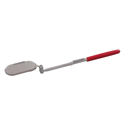 Inspection Mirror, Oval, 2" L x 1" W, Non Telescopic Consource