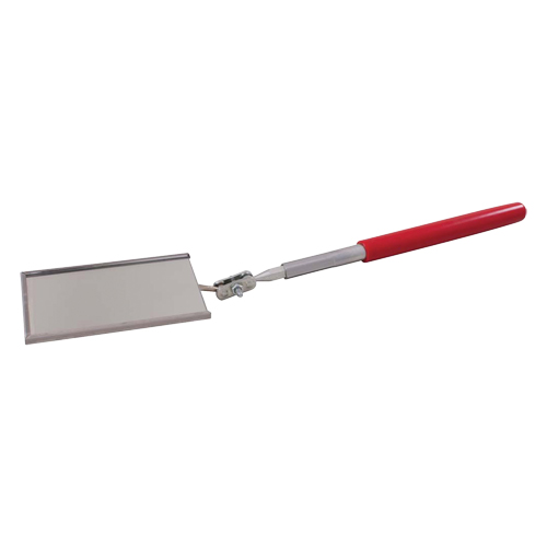 Inspection Mirror, Rectangular, 3-1/2" L x 3-1/2" W, Non Telescopic Consource
