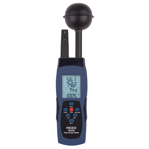 Compteur de contrainte thermique au thermom&egrave;tre-globe mouill&eacute; (WBGT) Consource