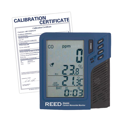 Carbon Monoxide Monitor with Temperature & Humidity with Calibration Certificate Consource