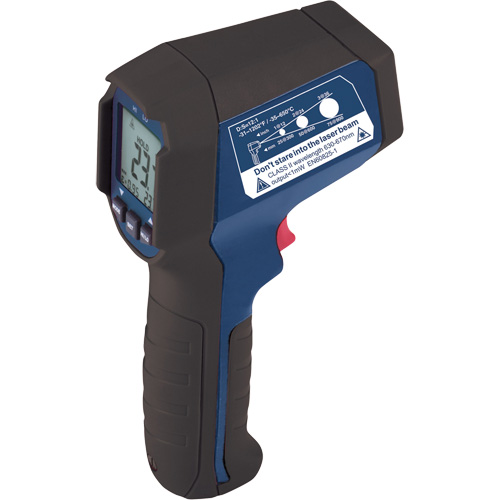 Infrared Thermometer, -31°- 1202° F ( -35° - 650° C ), 12:1, Adjustable Emmissivity Consource