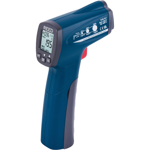 Thermom&egrave;tre &agrave; infrarouge, -25,6°- 752° F ( -32° - 400° C ), 12:1, &eacute;missivit&eacute; Ajustable Consource