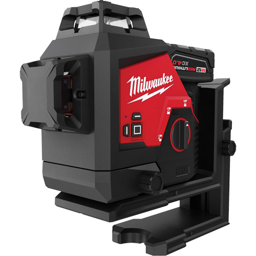 M12 360-Degree 3-Plane Cordless Laser Kit, 125' (38.1 m), 530 Nm Consource