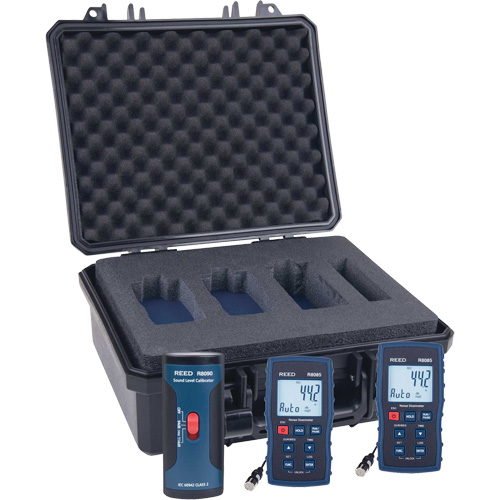 Trousse de dosim&egrave;tre de bruit, Gamme de mesure 35 - 130 dB Consource