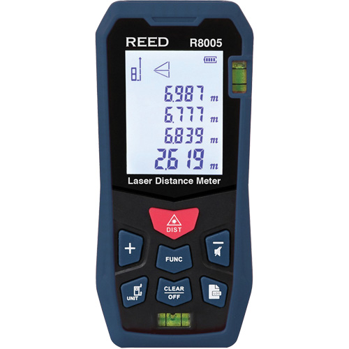 Laser Distance Meter, 0' - 164' (0 m - 50 m) Range, Digital (Electronic) Consource