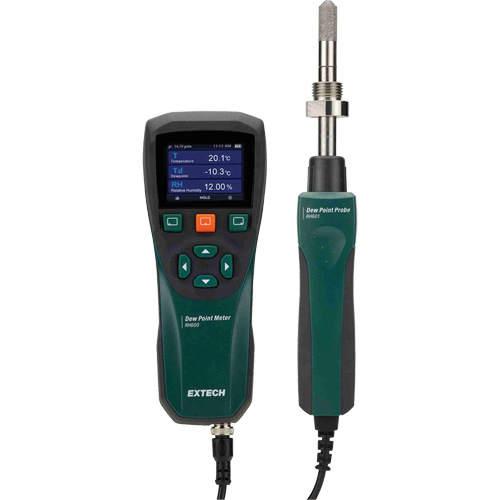 Appareil de mesure du point de ros&eacute;e, Gamme d'humidit&eacute; 0 - 100%, Gamme de temp&eacute;rature 14°- 140° F ( -10° - 60° C ) Consource