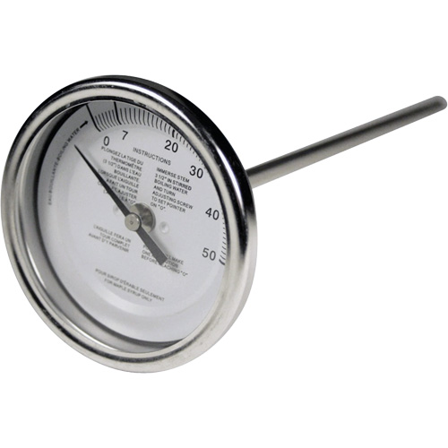 5" Maple Syrup Stem Thermometer, Contact, Analogue Consource