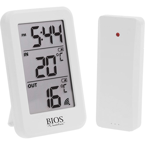 Wireless Indoor/Outdoor Thermometer, Non-Contact, Digital, -40-158°F (-40-70°C) Consource