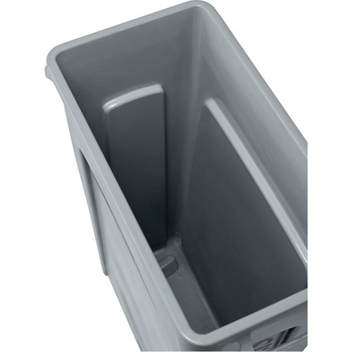 Slim Jim&reg; Container with Venting Channels, Plastic, 23 US gal. Consource