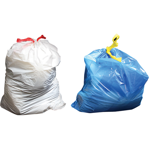 Sure-Tie&reg; Garbage Bags, Strong, 33" W x 38" L, 0.9 mils, Clear, 121.13 L (32 Gal.) Capacity Consource
