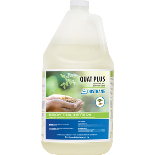 D&eacute;sinfectants et nettoyants Quat Plus, 4 L, Cruche Consource