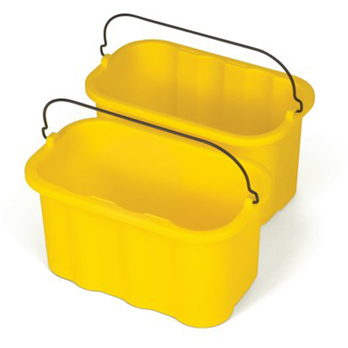 Seau porte-accessoires Executive Series, Capacit&eacute; de 2.5 gal. US (10 pintes), Jaune Consource