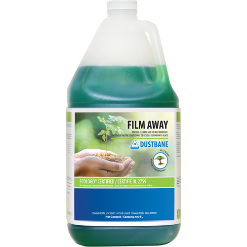 Film Away Neutral Detergent and Ice Melt Remover, Jug, 4 L Consource