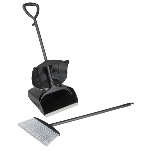 Lobby Dust Pan & Broom, Plastic Consource