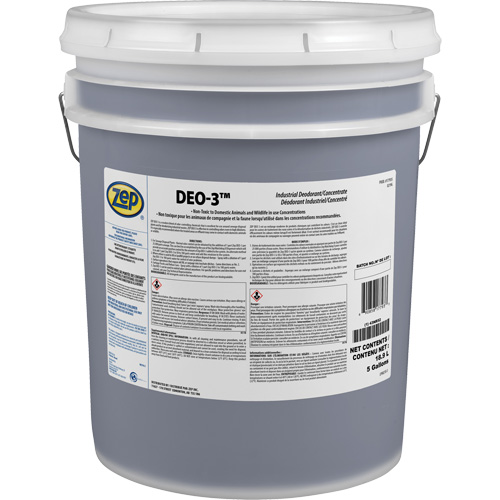D&eacute;sodorisant industriel Deo-3, 5 gal., Seau Consource