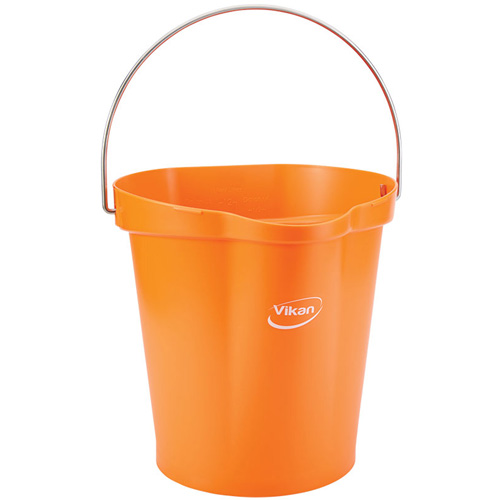 Food Hygiene Bucket, Tangerine, 3 US gal. Consource