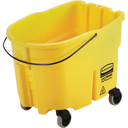 Wavebrake&reg; Mop Bucket, 8.75 US Gal. (35 qt.) Capacity, Yellow Consource