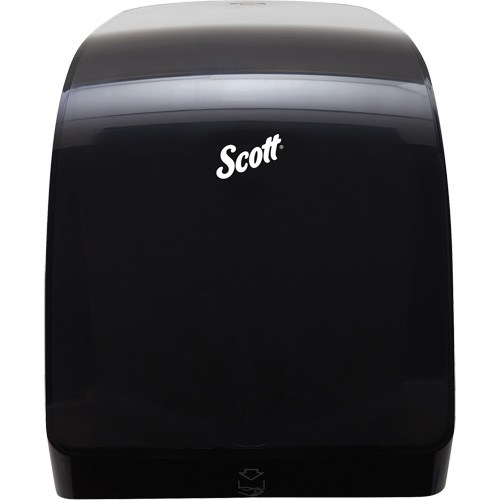 Distributeur d'essuie-mains &agrave; enroulement serr&eacute; &agrave; code bleu Scott Pro, Manuel, 12,66" la x 9,18" p x 16,44" h Consource