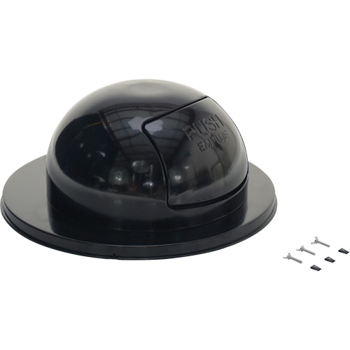 Drum Waste Disposal Top, Dome Lid, Metal, Fits Container Size: 23-1/2" Dia. Consource