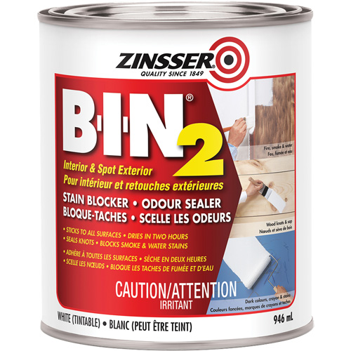 Appr&ecirc;t B-I-N 2, Blanc, Tr&egrave;s mat, 946 ml, Canette Consource