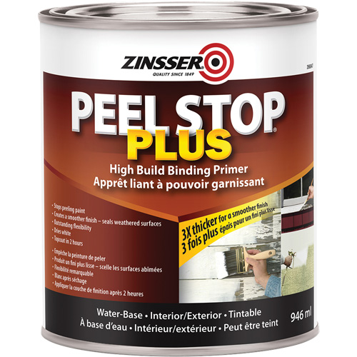 Peel Stop&reg; Plus High Build Binding Primer, 946 ml, Can, White Consource