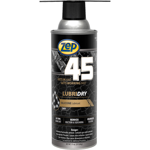 45 Lubridry Silicone-Based Dry Lubricant, Aerosol Can Consource