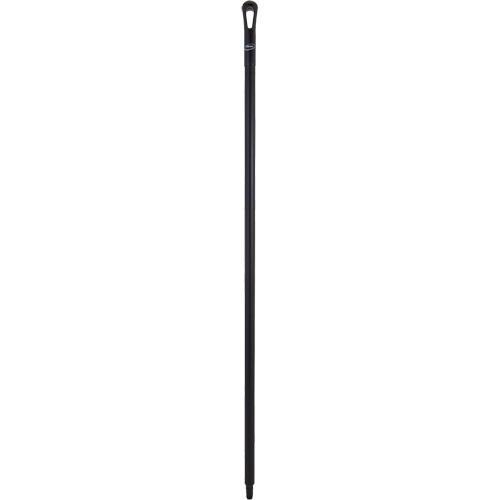 Ultra Hygiene Handle, Broom/Brush/Scraper/Squeegee, Black, Ergonomic, 59" L Consource