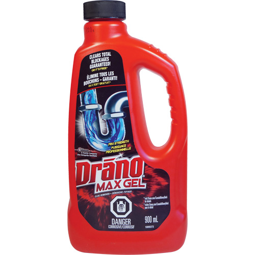 Produit d&eacute;bouchant pour drain Max Gel de Drano Consource
