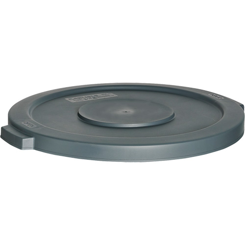 Waste Container Lid, Flat Lid, Plastic, Fits Container Size: 24" Dia. Consource