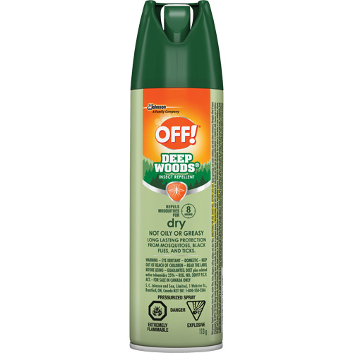 Insectifuge Off! R&eacute;gions sauvages, DEET &agrave; 25 %, A&eacute;rosol, 113 g Consource