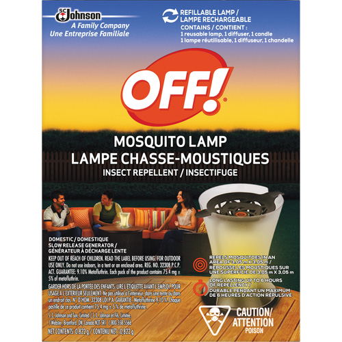 Lampe chasse-moustiques Off! PowerPad, Sans DEET, Lampe,  Consource