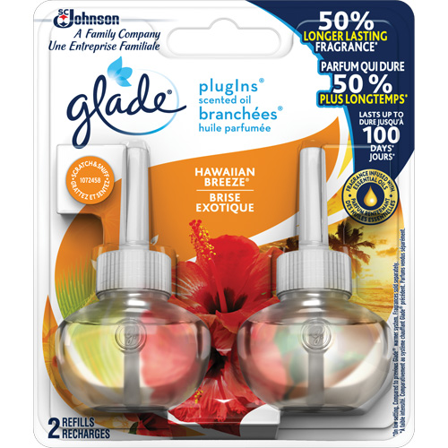 Recharge Glade Branch&eacute;es huile parfum&eacute;e, Brise exotique, Cartouche Consource