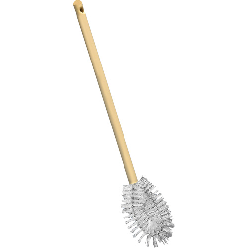Brosse &agrave; cuvettes HD &agrave; broche torsad&eacute;e, 20" l, Soies Polypropyl&egrave;ne, Jaune Consource