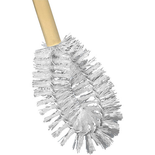 Brosse &agrave; cuvettes HD &agrave; broche torsad&eacute;e, 20" l, Soies Polypropyl&egrave;ne, Jaune Consource