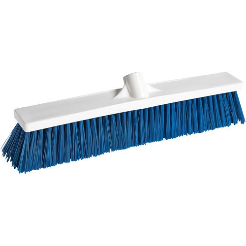 Foodservice Push Broom, Medium Bristles, 18", Polypropylene, White Consource