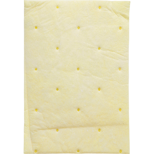 High Capacity Chemical Sorbent Pad, Hazmat, 14.5" x 9.25", 26.3 gal Absorbancy Consource