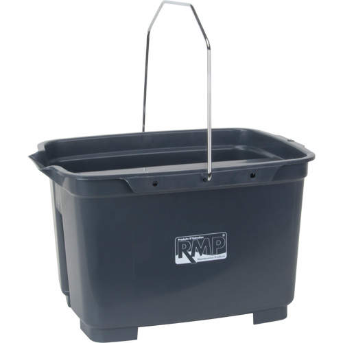 Dual Compartment Bucket, 4.75 US Gal. (19 qt.) Capacity, Grey Consource